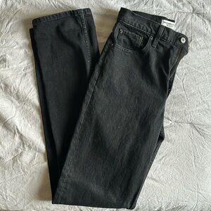 Abercrombie & Fitch 90s straight ultra high rise jeans, black